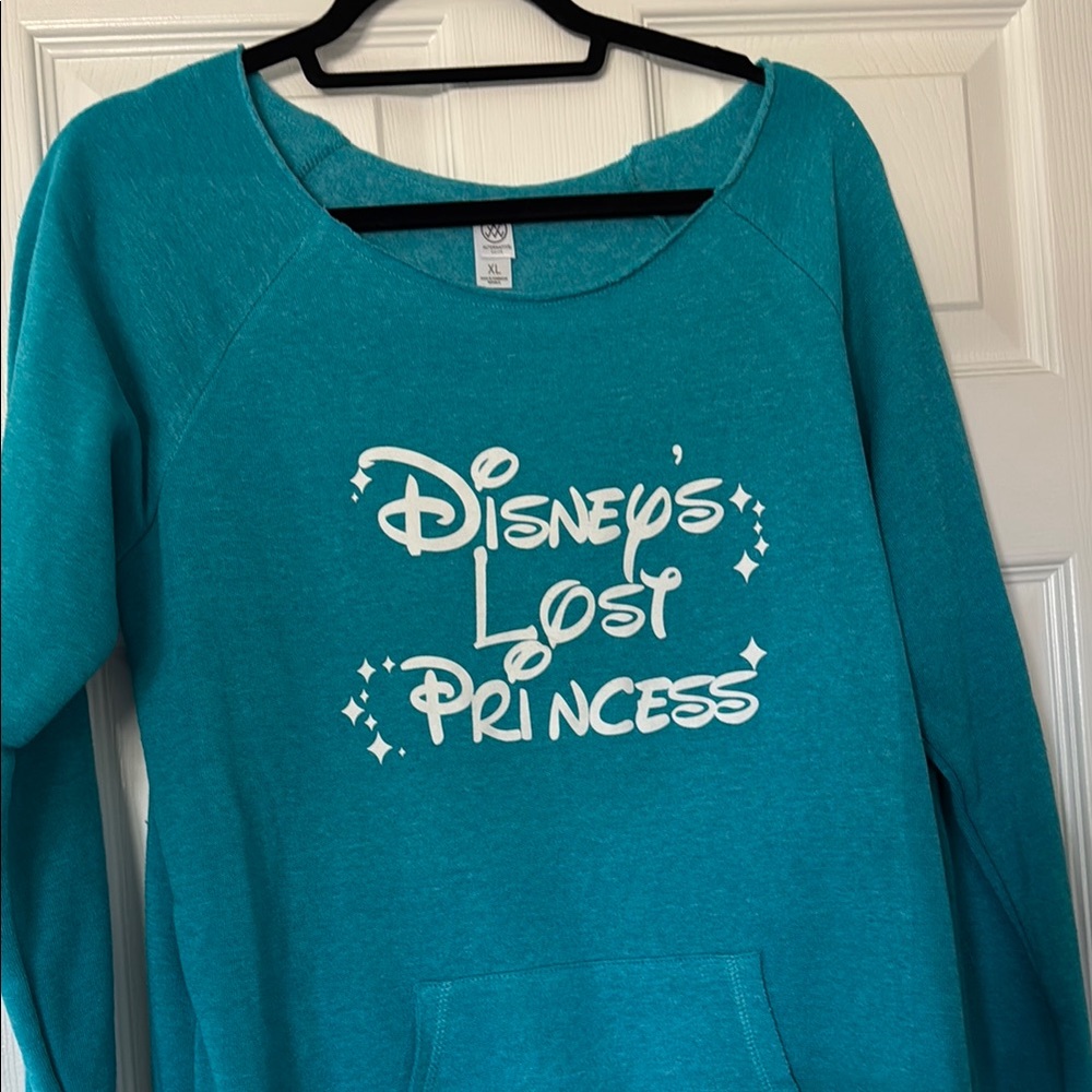 Disney Teal 'Lost Princess' Sweatshirt